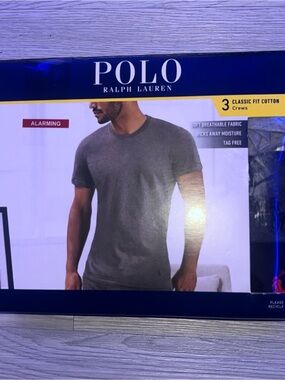 Polo by Ralph Lauren 3 Pack Short Sleeve Crew Neck T-Shirt - Men's